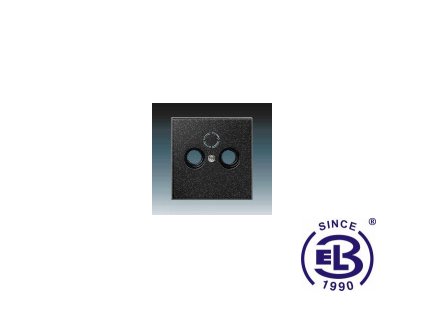 Kryt zásuvky televizní, rozhlasové a satelitní Neo/Neo Tech, onyx, 5011M-A0030037 ABB