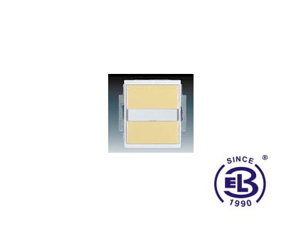 Ovládač přepínací s popisovým polem Element, slonová kost/ledová bílá, řazení 6/0, 3558E-A8691021 ABB