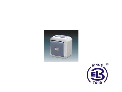 Ovládač přepínací s čirým průzorem, se svorkou N Variant+, modrá, řazení 6/0S,6/0So, 3558N-C86511M ABB