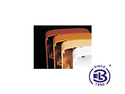 Krabice přístrojová LK 80x28 T, dub tmavý 80,5x80,5x28 KOPOS