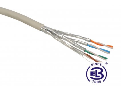 Kabel datový Cat 6A STP (FTP) LSOH balení 500m SOLARIX