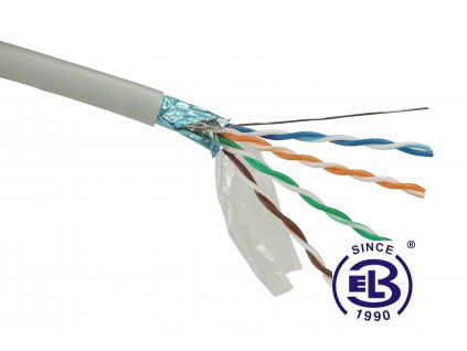 Kabel datový Cat 5E FTP PVC balení 305m SOLARIX