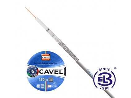 Kabel koaxiální SAT 501 PVC balení 150m CAVEL