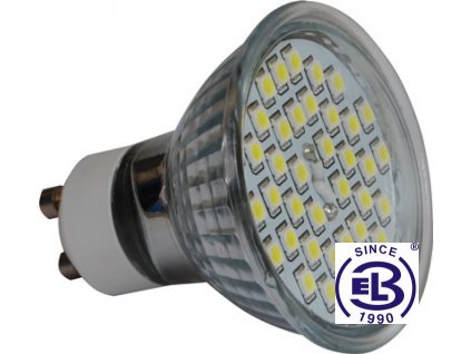 Žárovka LED38 SMD 2835 GU10 4W - CW studená bílá 420lm