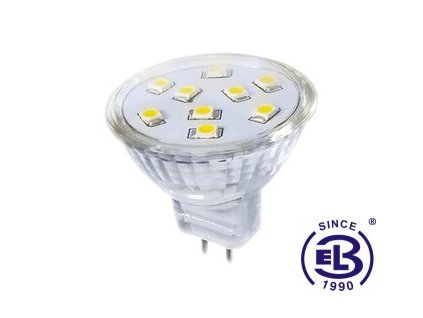 Žárovka LED9 SMD 2835 MR11 2W - CW studená bílá 210lm