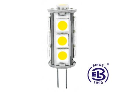 Žárovka LED 13 SMD 2835 JC 2W - CW studená bílá 245lm