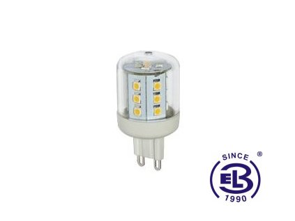 Žárovka LED 23 SMD 2835 G9 2,6W - WW teplá bílá 305lm