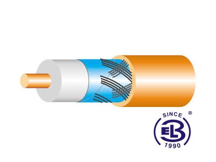 Kabel koaxiální VCCJE-R 75 - 4,8 bezhalogenní
