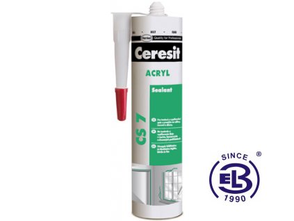 Tmel acrylový stavební bílý CS7 280ml CERESIT