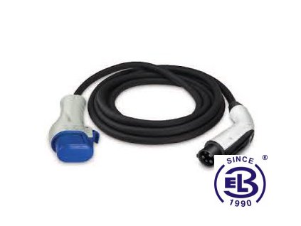 Kabel k nabíjecí stanici zásuvka TYP3C 32A 3P a vidlice TYP2 32A 3P 5m SCAME