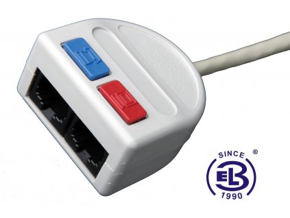 Rozdvojka počítač/telefon 2xRJ45 UTP T-MOD 3-U4