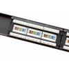 Patch panel Cat 5E UTP 12 x RJ45 150MHz černý 1U SOLARIX