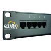 ISDN panel 25 x RJ45 černý 1U SOLARIX