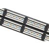 Patch panel Cat 5E UTP 48 x RJ45 150MHz černý 2U SOLARIX