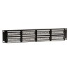 Patch panel Cat6 UTP 48 x RJ45 350MHz černý 2U SOLARIX