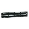 Patch panel Cat6 UTP 48 x RJ45 350MHz černý 2U SOLARIX