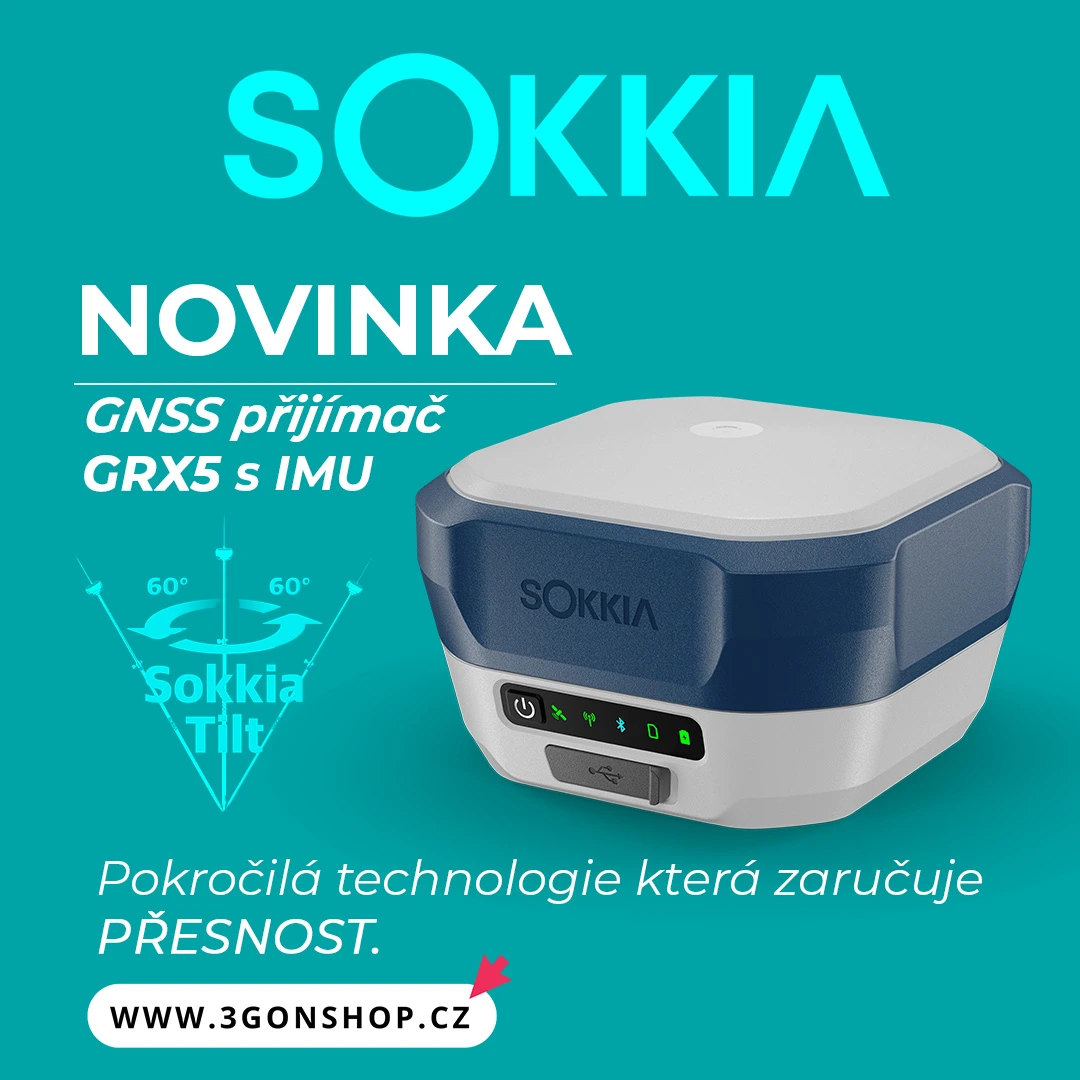 GNSS přijímač SOKKIA GRX5