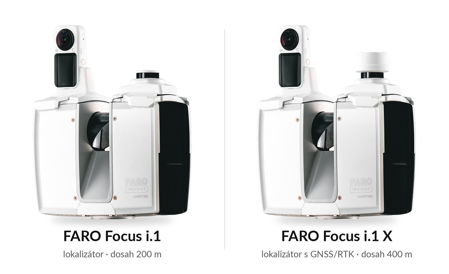 FARO Focus i.1 a FARO Focus i.1 X – porovnanie