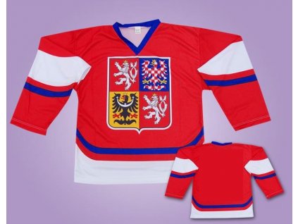 Hokejový dres ČR červený (Velikost 128 cm (4-6 let))