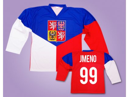 Hokejový dres ČR vlastní jméno