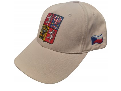 Kšiltovka znak ČR béžová (Barva Béžová)