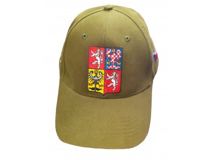 Kšiltovka znak ČR zelená (Barva zelená 12)