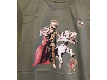 Tričko Kozí příběh zelené (Velikost 146 cm (9-10 let))