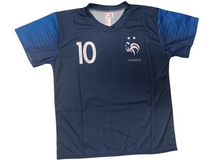 Dres fotbalový Francie Mbappe 2022 Výprodej (Velikost 128 cm (4-6 let))