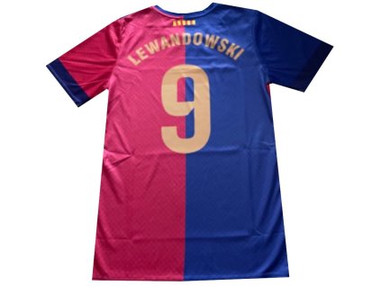 Fotbalový dres Barcelona 9 Lewandowski 2025 (Velikost XL)