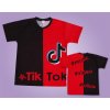 Dětské tričko Tik Tok červené (Velikost 122 cm (4-5 let))