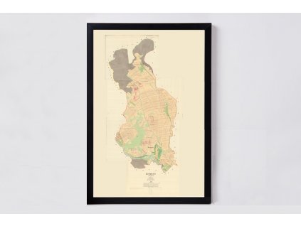 historicka mapa celek Brno Komin rok 1826