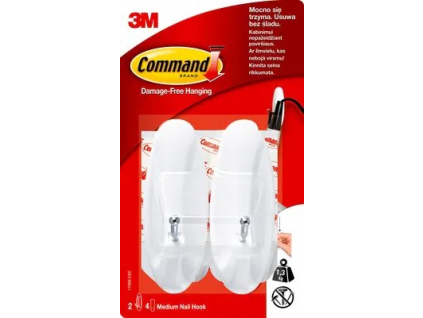 17068 cee command średni hak do gwoździ