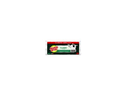 scotch brite classic flat laminate scrub gąbka 4 sztuki w opakowaniu
