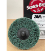 Scotch Brite Roloc Clean and Strip XC DR Pro Extra Cut Wheel 76,2mmxNH A XCRS, 21545, zielony fig.3