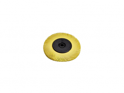 BB-ZB radiální štětinový kotouč, 8 řad lamel, typ C, P80, 150 mm x 12,7 mm x 25,4 mm, žlutý (780067)