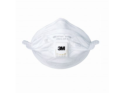 3m vflex 9163v particulate respirator ffp3 valved standard size