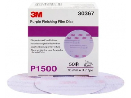 3mtm hookittm purple finishing film disc 30367
