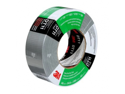 3mtm heavy duty duct tape dt11 silver 48 mm x 54 8 m 11 mil 24 rolls per case