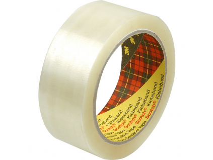 371 univerzální balicí páska 3M Scotch transparentní (návin 66m, šíře 25mm)