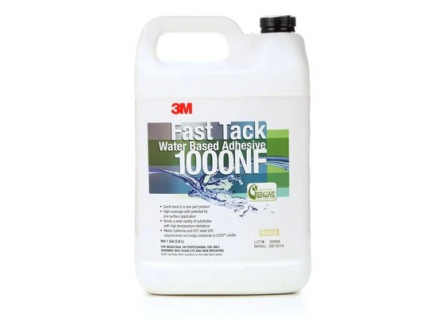 3m fast tack water based adhesive 1000nf neutral 1 gallon can