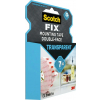 scotch fix transparent mounting tape 19mm x 5m 4910c 1950 p clip