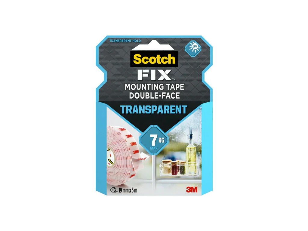 scotch fix transparentes montageband 19mm x 5m 4910c 1950 p cfip