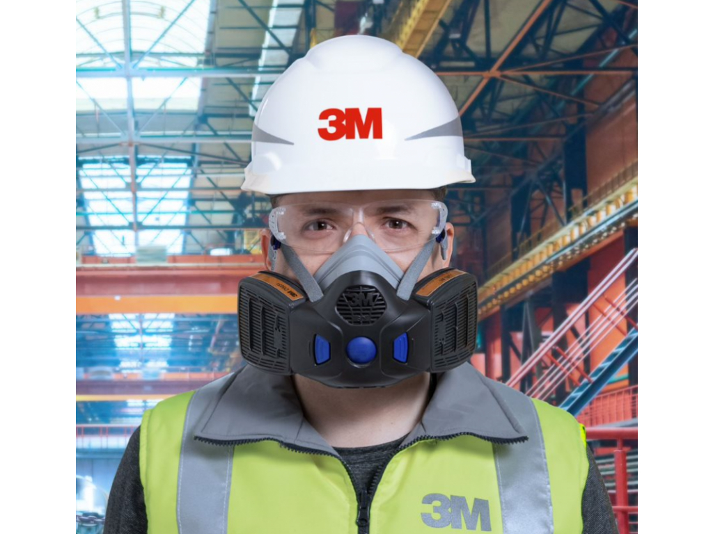 7904 hf 802sd medium 3m filterung halbmaske mit sicherem klick