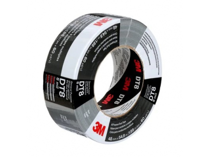DT8 Duct Tape 3M Allzweckband, silber, 0,2mm dick (22,9m Rolle, 48mm breit)