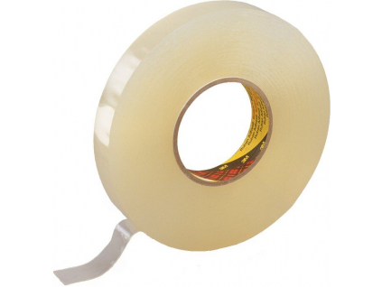 4658-F doppelseitig klebendes Post-it Band 3M klar, Dicke 0,8mm, Rolle 25m (Rolle 25m, Breite 19mm)