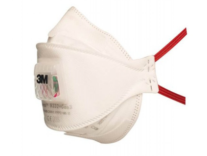 7814 9332 gen3 3m filtrierende Halbmaske mit Ventil Atemschutzmaske Aura Schutzklasse ffp3