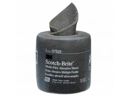 7928 scotch brite Rolle multi flex grau mit ulf 102x203mm perforiert auf Blättern
