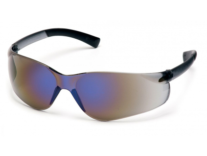 8969 ztek es2575s Schutzbrille blau verspiegelt