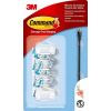 17017clr cee command transparente runde Schnurclips