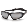 9236 highlander esbb5070dt schutzbrille non-fog verspiegelt schwarz rand silber